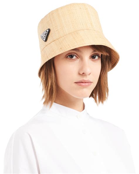 prada straw hat|prada fluffy bucket hat.